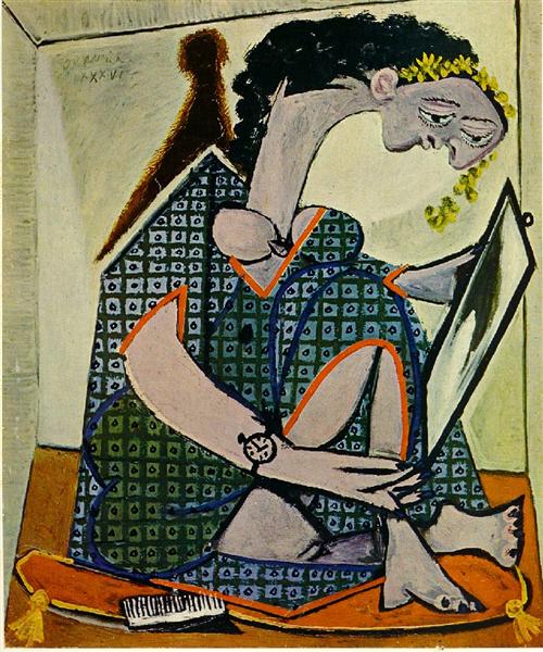 Pablo Picasso Classical Paintings Untitled Women And Mirrors